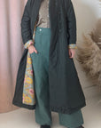 TWILL HEM PANT-GREEN