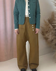 TWILL TIN PANT-TOBACCO