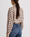 V-NECK TIE BLOUSE