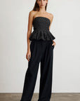FARAH TOP-BLACK