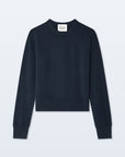 CASHMERE CREWNECK-NAVY