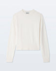 CASHMERE CREWNECK-SOFT WHITE