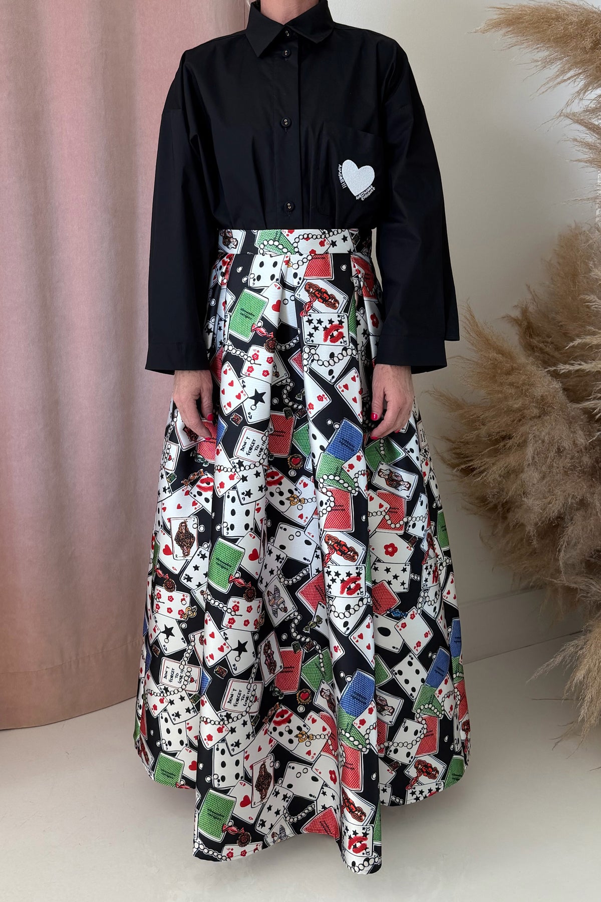 LOVE CARDS SKIRT