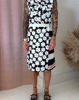 POP FLOWER WRAP SKIRT