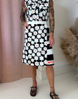 POP FLOWER WRAP SKIRT