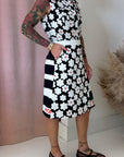 POP FLOWER WRAP SKIRT