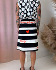 POP FLOWER WRAP SKIRT