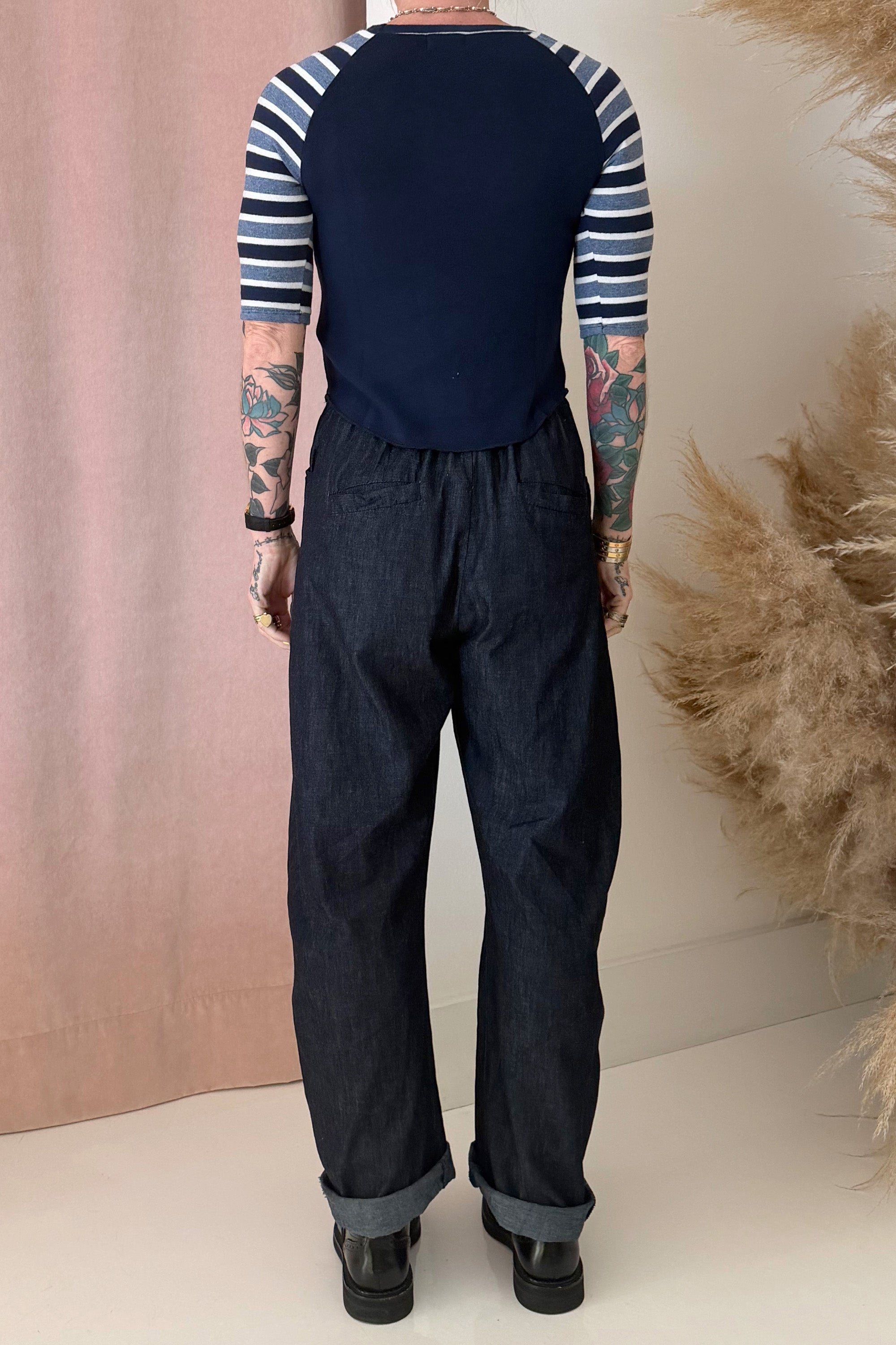 BLAKE BASEBALL T-SHIRT-NAVY