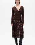 SHANIA SKIRT-COFFEE