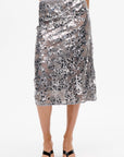 SHANIA SKIRT-SILVER