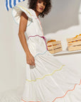 BABA VOYAGER DRESS-WHITE
