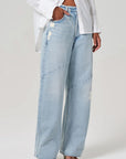 AYLA BAGGY JEAN-SWIRL