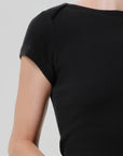 BABY WAFFLE TEE-JUNIPER