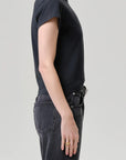 KAI BABY TEE-WASHED BLACK