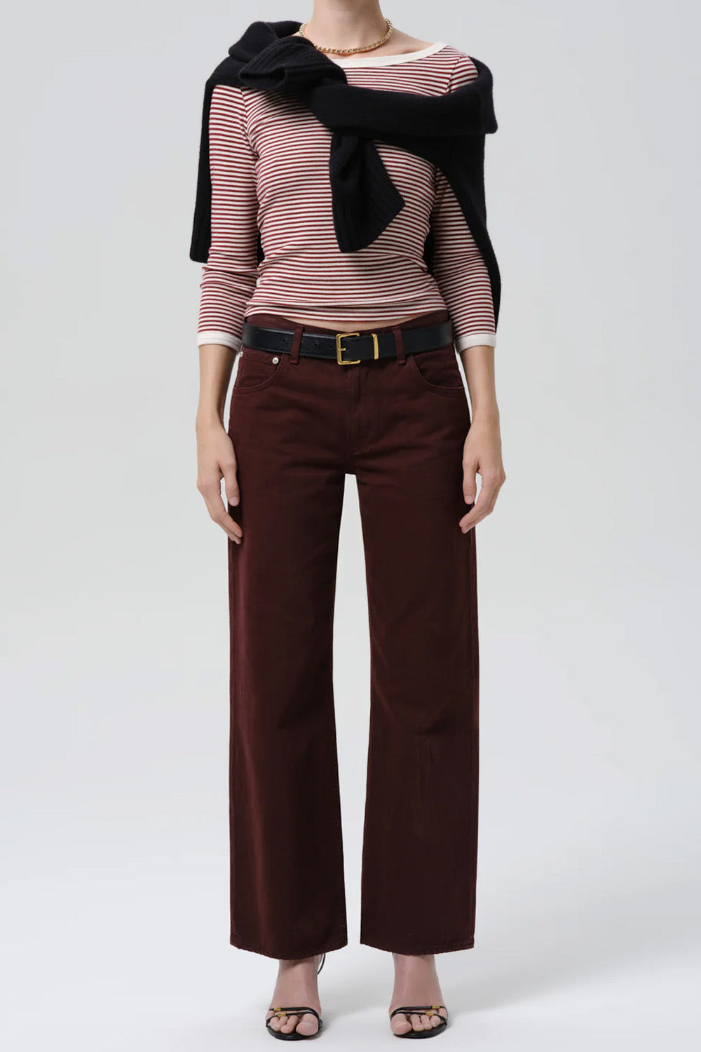 LINDZ EASY STRAIGHT-BURGUNDY