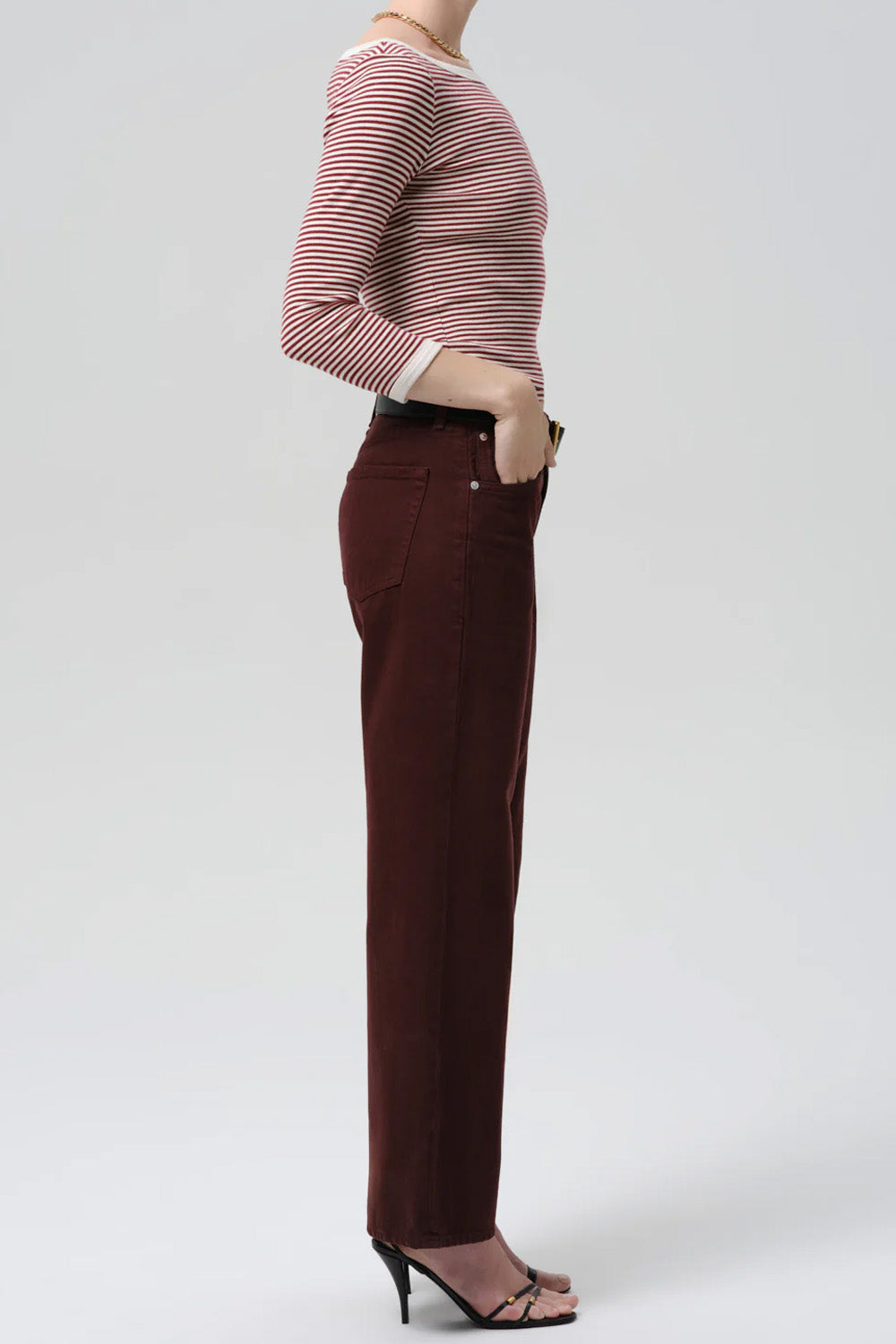 LINDZ EASY STRAIGHT-BURGUNDY