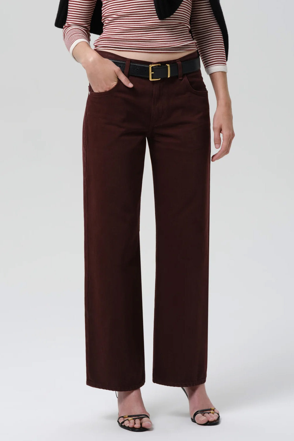 LINDZ EASY STRAIGHT-BURGUNDY