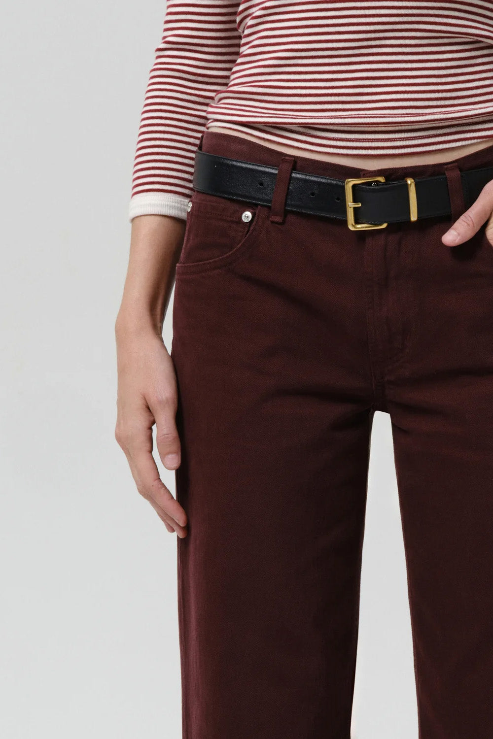 LINDZ EASY STRAIGHT-BURGUNDY