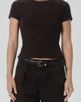NELLO T-SHIRT-CHOCOLATE
