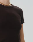NELLO T-SHIRT-CHOCOLATE