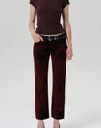 NELLO T-SHIRT-HEATHERED MAHOGANY