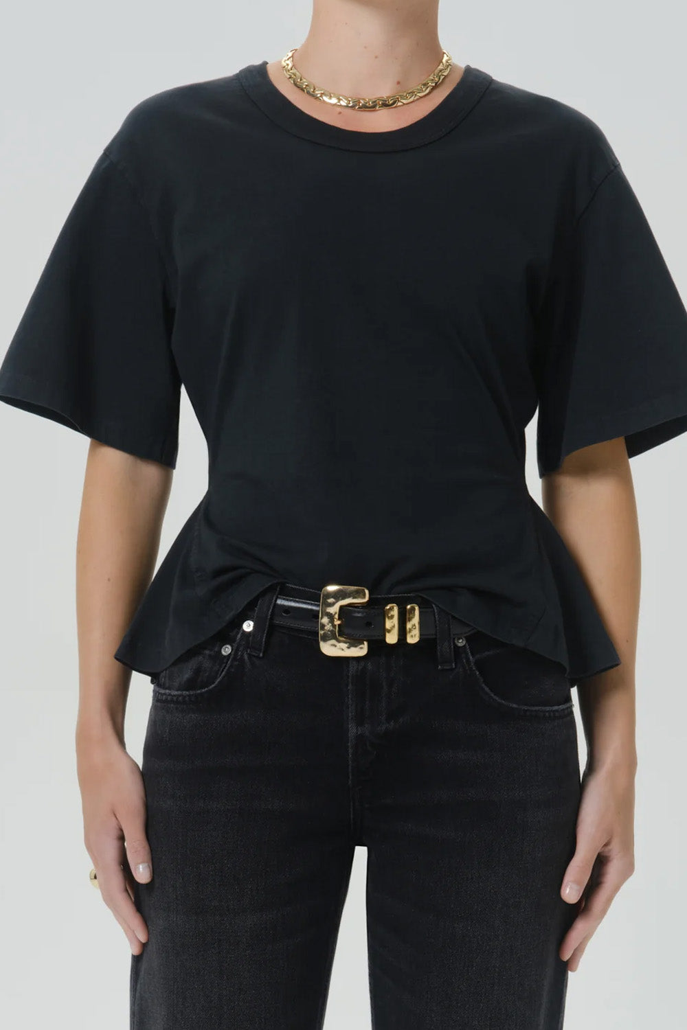 REWORK MENS TEE-WASHED BLACK