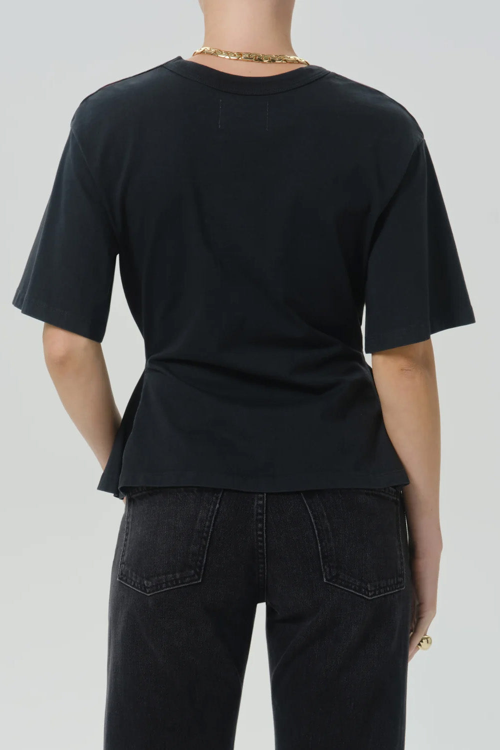 REWORK MENS TEE-WASHED BLACK