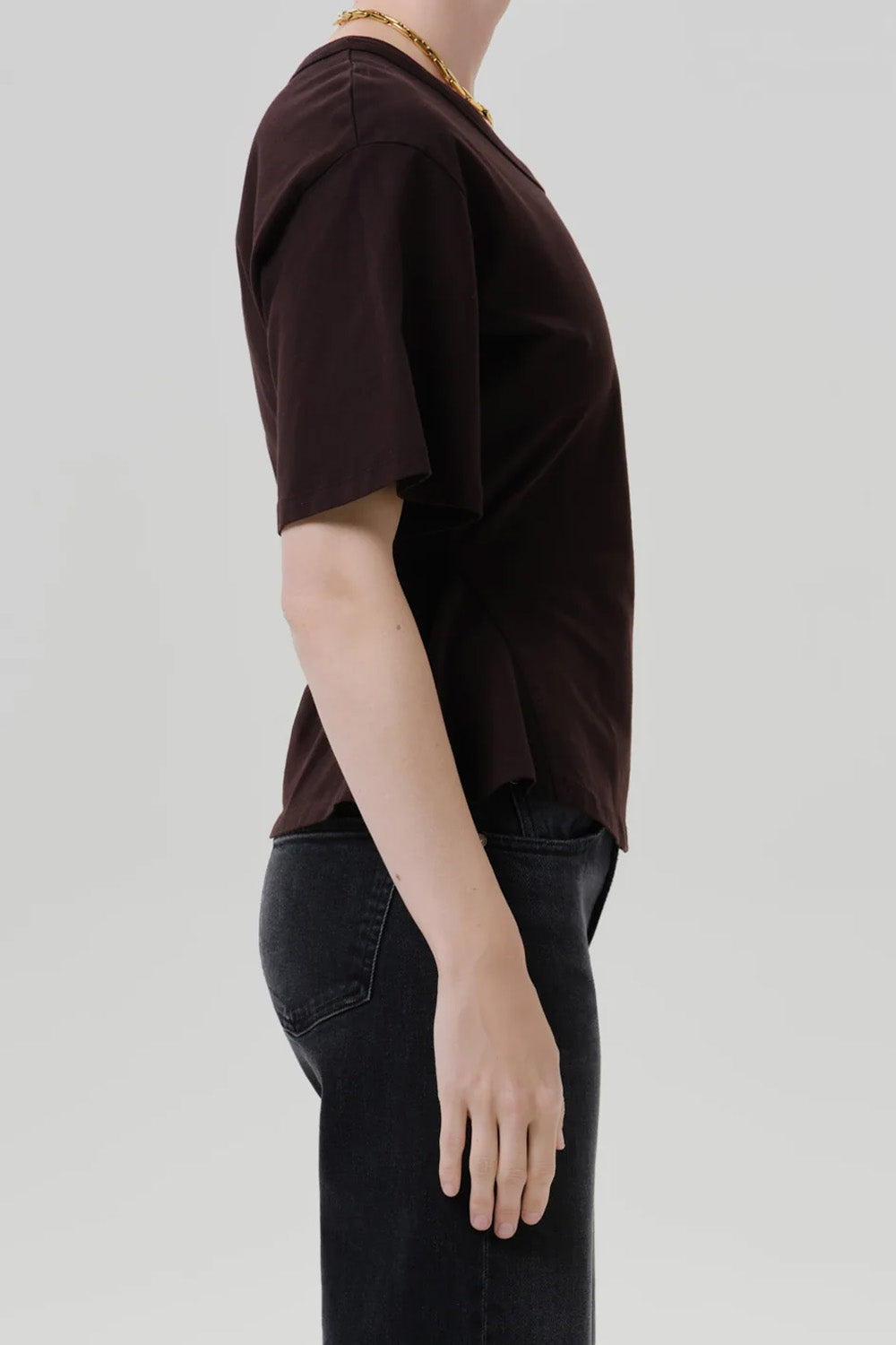 REWORK MENS TEE-CHOCOLATE