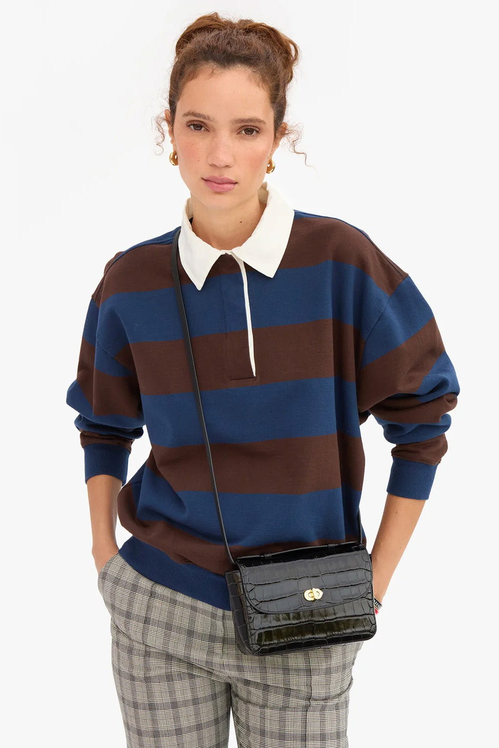 KATHRYN BOX BAG-CROCO