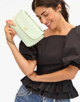 KATHRYN BOX BAG MIST