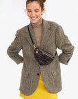 PETITE FANNY-MAHOGANY CROCO