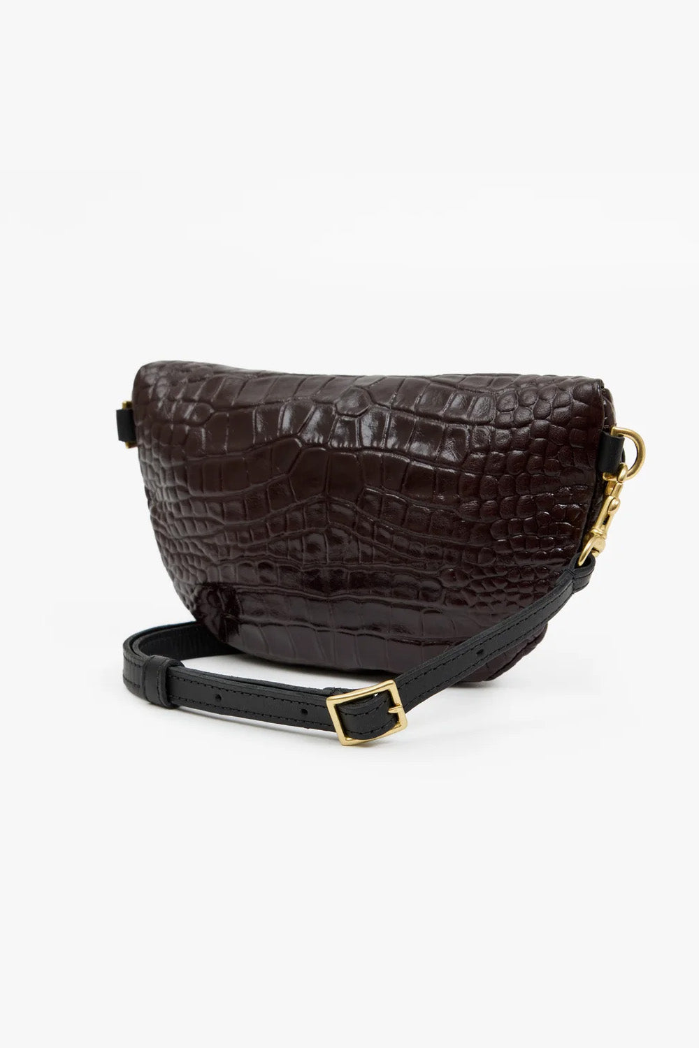 PETITE FANNY-MAHOGANY CROCO