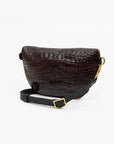 PETITE FANNY-MAHOGANY CROCO