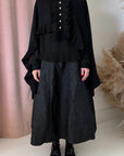 CREPE LAYERED BLOUSE