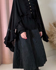 CREPE LAYERED BLOUSE