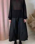CREPE LAYERED BLOUSE