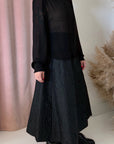 CREPE LAYERED BLOUSE