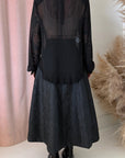 CREPE LAYERED BLOUSE