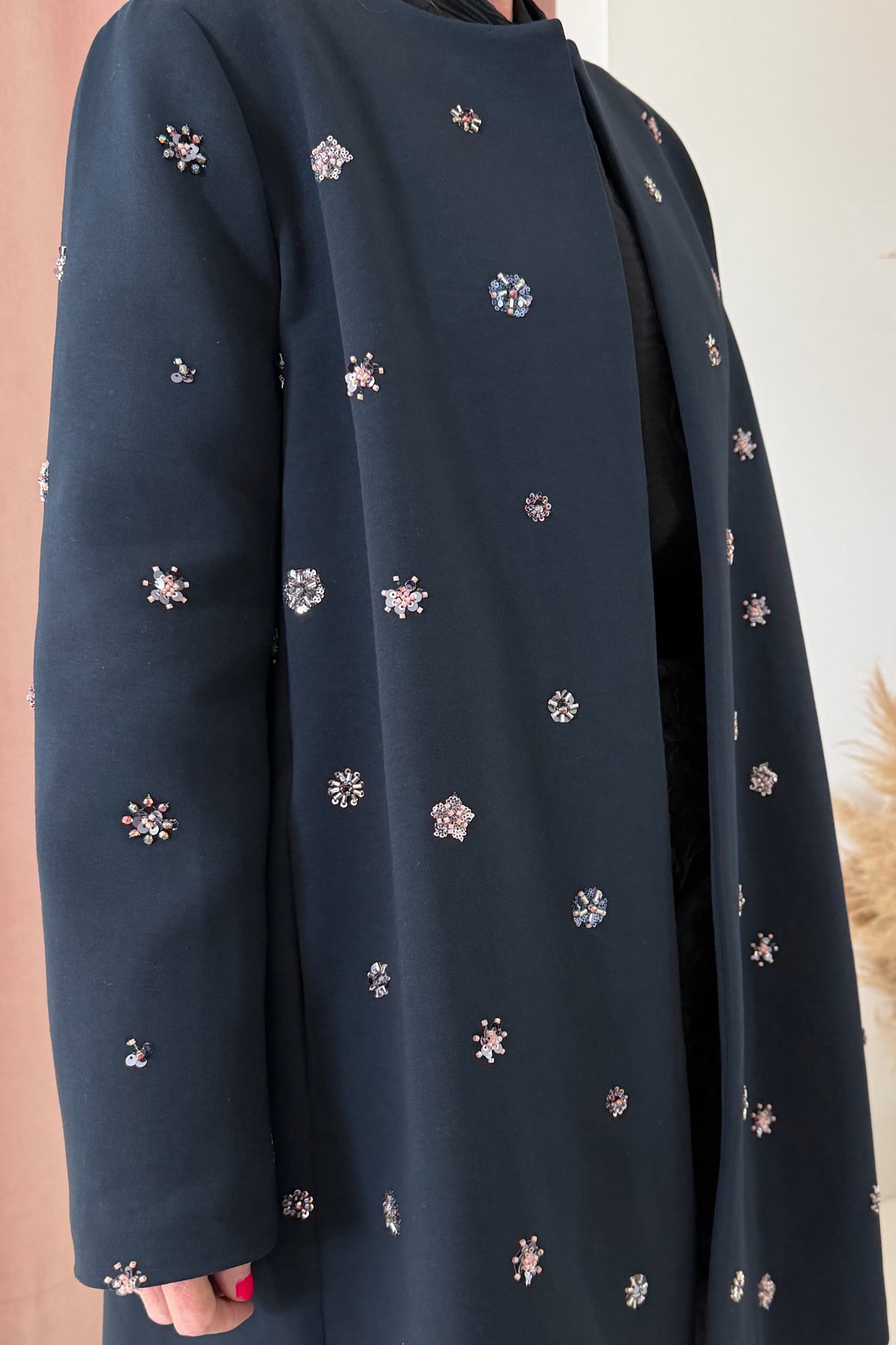 EMBELLISHED COAT