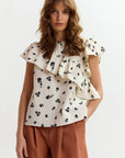 JOOJOO TOP-OFF WHITE
