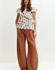 JOOJOO TOP-OFF WHITE