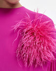 KURDY BROOCH-PINK