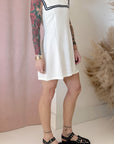SAILOR DRESS-WHITE