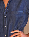 DENIM RORY DRESS-VINTAGE DARK WASH