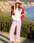 WEXFORD PANT-RED STRIPE