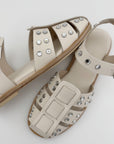CRYSTAL SERA SANDAL-BONE