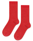 ITALIA CASHMERE CREW-SCARLET