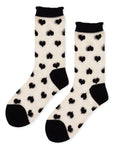 MARNIE SHEER CREW-BLACK