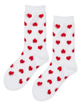 MARNIE SHEER CREW-RED