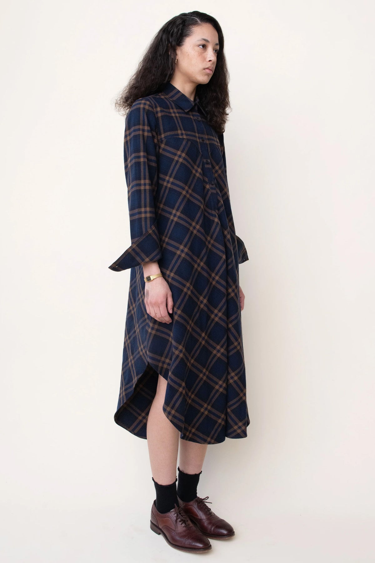 BIAS SHIRTDRESS-CHECK